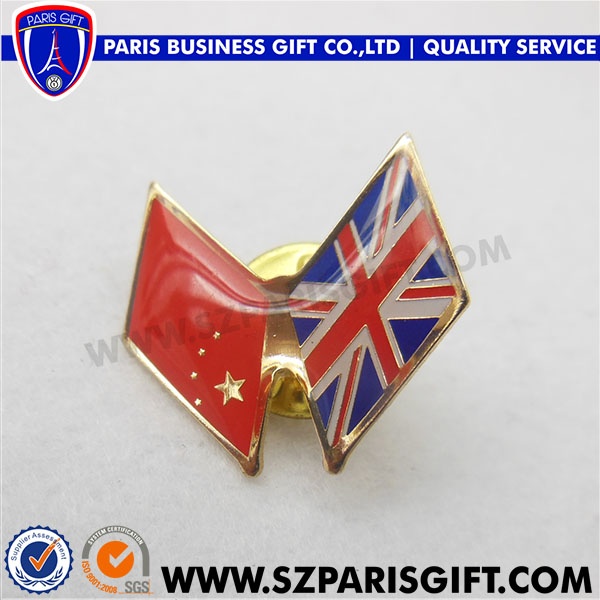 hot selling custom American China flag pin, lapel pin, pin