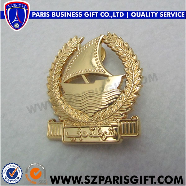 OEM soft enamel glitter badge custom metal lapel pin