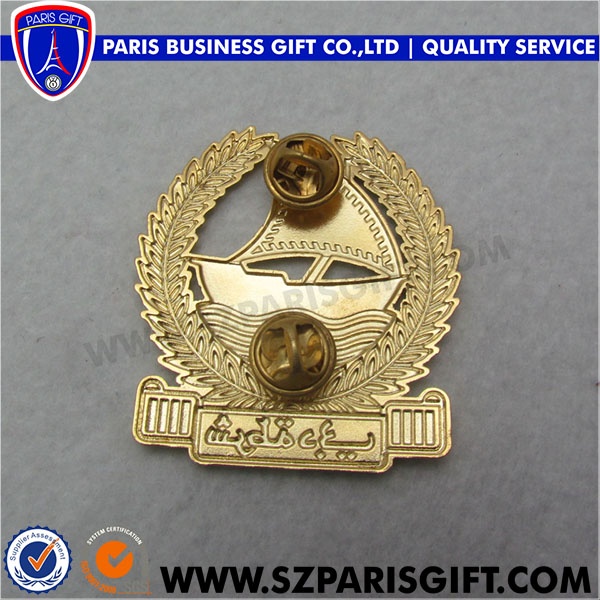 OEM soft enamel glitter badge custom metal lapel pin
