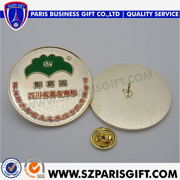 round pin metal lapel pins, color painted custom lapel pins