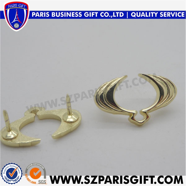 Custom gold pin metal lapel pin
