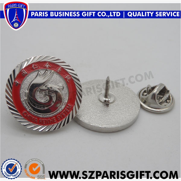 free sample magnetic metal flower lapel pin