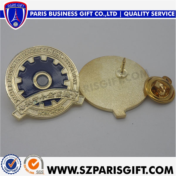 wholesale high quality pin metal custom gold lapel pins