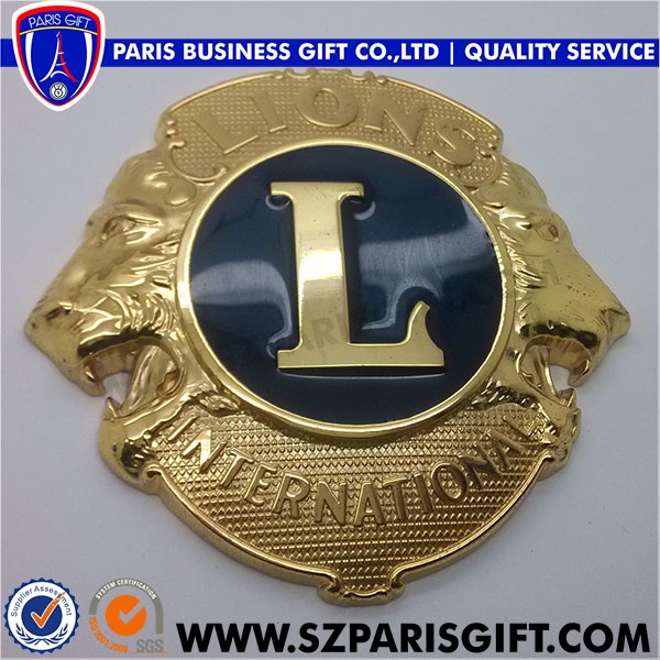 Custom lion lapel pin custom international pin badge