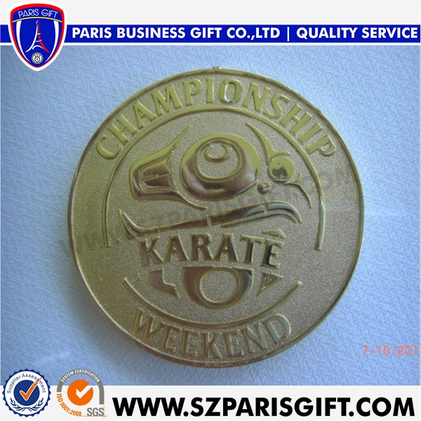 Karate Championship Coin Die Casting Coin