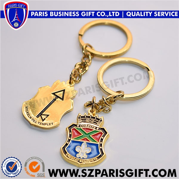 gold crown keyring new product in china manufacturer