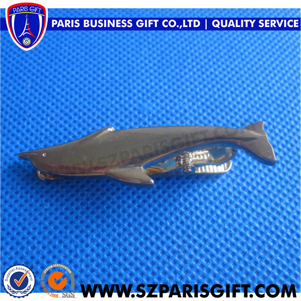 Custom Made Fish Shape Tie Pin Tie Clip Tie Bar