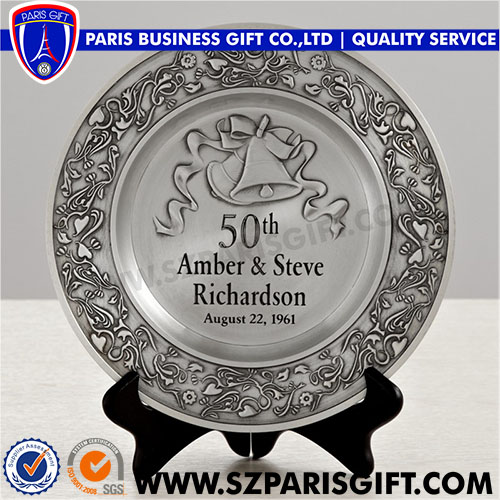 1961 High Quality Metal Souvenir Plate With Custom Design